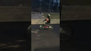 Devious trick shot left my pants hanging #trick #newchannel #shorts #basketball #biking