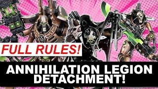 Necrons Annihilation Legion Detachment - What are the rules?!?