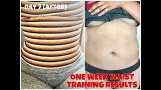 ONE WEEK WAIST TRAINING RESULTS/REVIEW | LUXX CURVES 30 DAY CHALLENGE