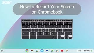 How to Screen Record On Your Chromebook #AcerSupport #Chromebook