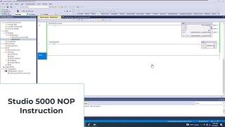 Exploring NOP Instruction in Studio 5000 | Understanding its Role in PLC Programming