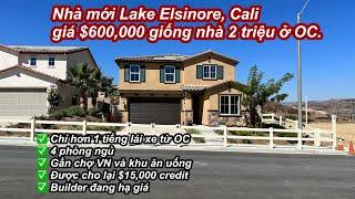 Nhà mới ở Lake Elsinore, Nam Cali giá $600,000 nhìn như nhà 2 triệu Ở OC | chỉ hơn 1 tiếng lái xe