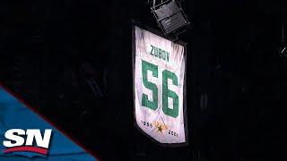 Dallas Stars Honour Sergei Zubov With Heartfelt Jersey Retirement Ceremony