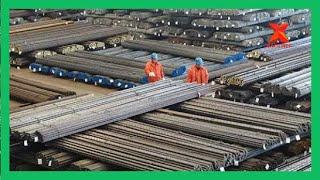 How TMT Steel Is Made. Amazing rebar production process