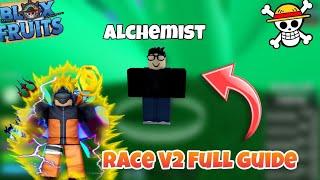 How to do Race V2 in BloxFruits | All Flower Locations to get Race V2