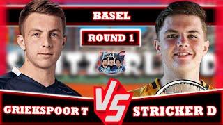 LIVE: D Stricker vs T Griekspoor • Basel Open ATP 500 2024 Round 1 #Stricker #Griekspoor #tennis #