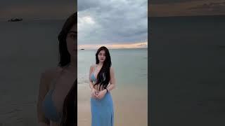 cute girl in blue bikini on goa beach #hotgirl #sexy #hot #hotmodel #model #girl #love