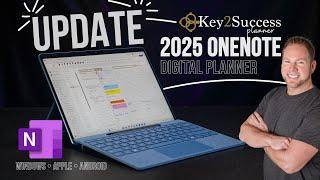 New Features for 2025 OneNote Digital  Planner