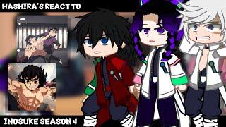 Hashira's React To Inosuke ||GachaClub|| ||Demon Slayer||