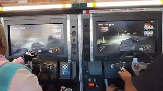 Initial D Arcade Stage 5: RX-7 Vs Supra (Akina Lake) (VS Mode) (Bit Bar Salem) (10-3-2024)