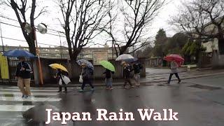 Japan Rain Walk 2019.03.07 Tokyo Suburb by tkviper.com