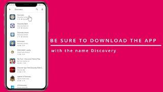 How to download the Discovery app