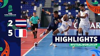 Thailand v France | FIFA Futsal World Cup 2024 | Round of 16 | Highlights