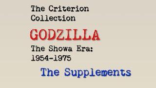 The Criterion Collection GODZILLA SHOWA ERA Set (3 of 7): The Supplements