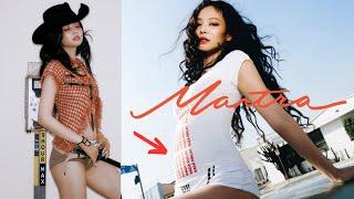 Jennie's unusual waistline attracts attention