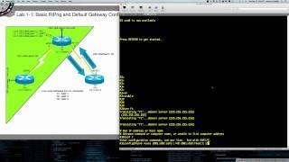 CCNP ROUTEv7 Lab 1-1: Basic RIPng & Default Gatway Configuration Tutorial