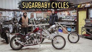 SugarBaby Cycles Shop Tour, Born Free Build, and Chopper Parts