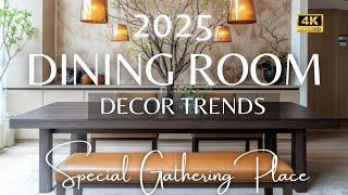 New Modern Dining Room Decor: Latest Furniture Design Trends 2025 & Elegant Decorating Ideas