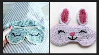 Unique & Fabulous crochet sleep mask || Most Beautiful And Winsome  crochet sleep mask