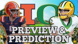 DUCKS FLYING HIGH : Illinois at Oregon GAME PREVIEW & PREDICTION | Big Ten Ted