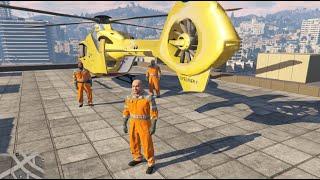 GTA 5 Lifeliner 1 - reanimatie melding pier - Cardiac arrest air ambulance