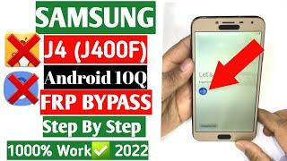 Samsung j4 Android 10Q Google Account/Frp Bypass |Latest Method  Patch 2022