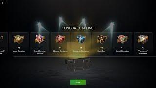INSANELY LUCKY! - Opening /-/aCk3d Container and British Container | World of Tanks Blitz