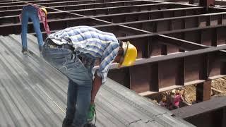 Deck Slab Work - Fixing of Deck Sheet