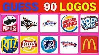 Guess the90 Logos Test Your Knowledge and Discover Fun Brands" #LogoChallenge #GuessThe Logo