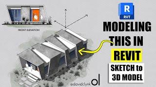 Revit for Beginners: Sketch to 3D Modeling Step-by-Step