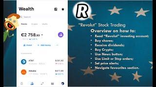 Revolut Trading Review (walkthrough, tutorial) and stock buying example video