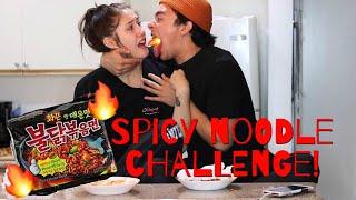 COUPLES EXTREME SPICY NOODLES CHALLENGE