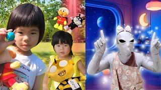 Anpanman has been stolen!? A baby has arrived from space! Can Ano-chan and Shi-chan become wonder...