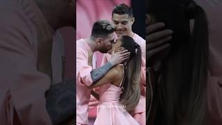 Ariana Grande X Cristiano Ronaldo X Lionel Messi #ai #football #messi #ronaldo #arianagrande #funny