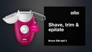 Braun Silk-épil 3 Product Video