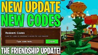 FRIENDSHIP UPDATE IN GROW A GARDEN (CODES, EMBER LILY SEED SHOWCASE, NEW PETS, NEW PLANTS!)
