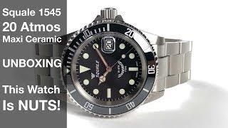 Squale 1545 20 Atmos Maxi Unboxing | This Watch Is NUTS!