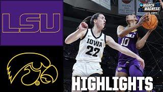 NCAA Tournament Elite 8: LSU Tigers vs. Iowa Hawkeyes | Full Game Highlights