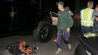 Justin Bieber Runs Over Paparazzo With Monster Truck