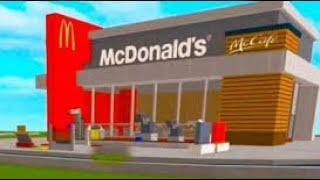 Строим свой Макдоналдс в роблоксе McDonald's