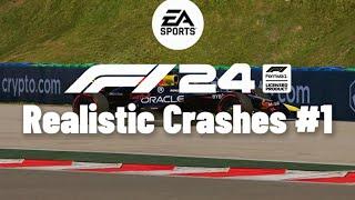 F1 24 Realistic Crashes #1