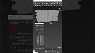 easy way to create any type of Brick wall in 3ds max #wall #brick