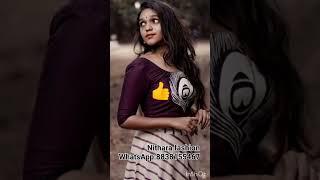 Mayilpeeli printed with lines pattupavada collections @nitharafashion7247