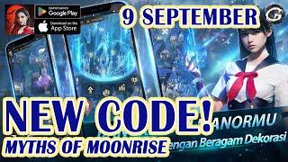 NEW CODE Myths of Moonrise Giftcode & How to Redeem Code 9 September - Mobile Game (Android/IOS)