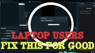 Fix Laptop Black Screen in StreamLabs Obs for good, with NDI.