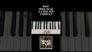 Avicii Wake me up on piano  tutorial