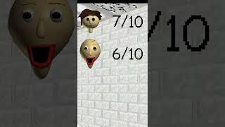 Baldi and you are competing! Baldi & Student Race - Baldi's basics mod #shorts #gameplay #baldi