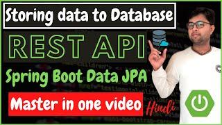 Spring Boot Data JPA | Storing Api data to database  in spring boot | REST API using Spring boot