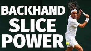 Tennis Backhand Slice - How To Get More Power