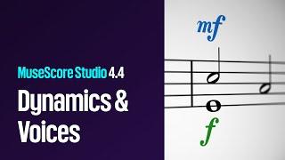 MuseScore Studio 4.4: Dynamics & Voices